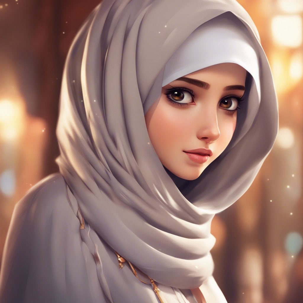 new hijab girl dp