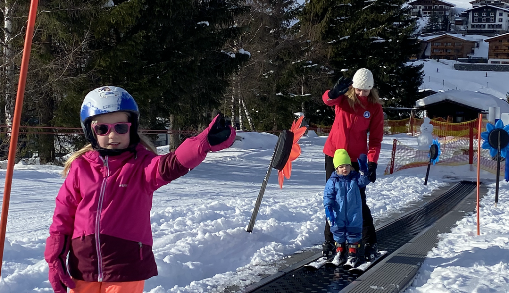 Ski kindergruppe oder Privatkurs