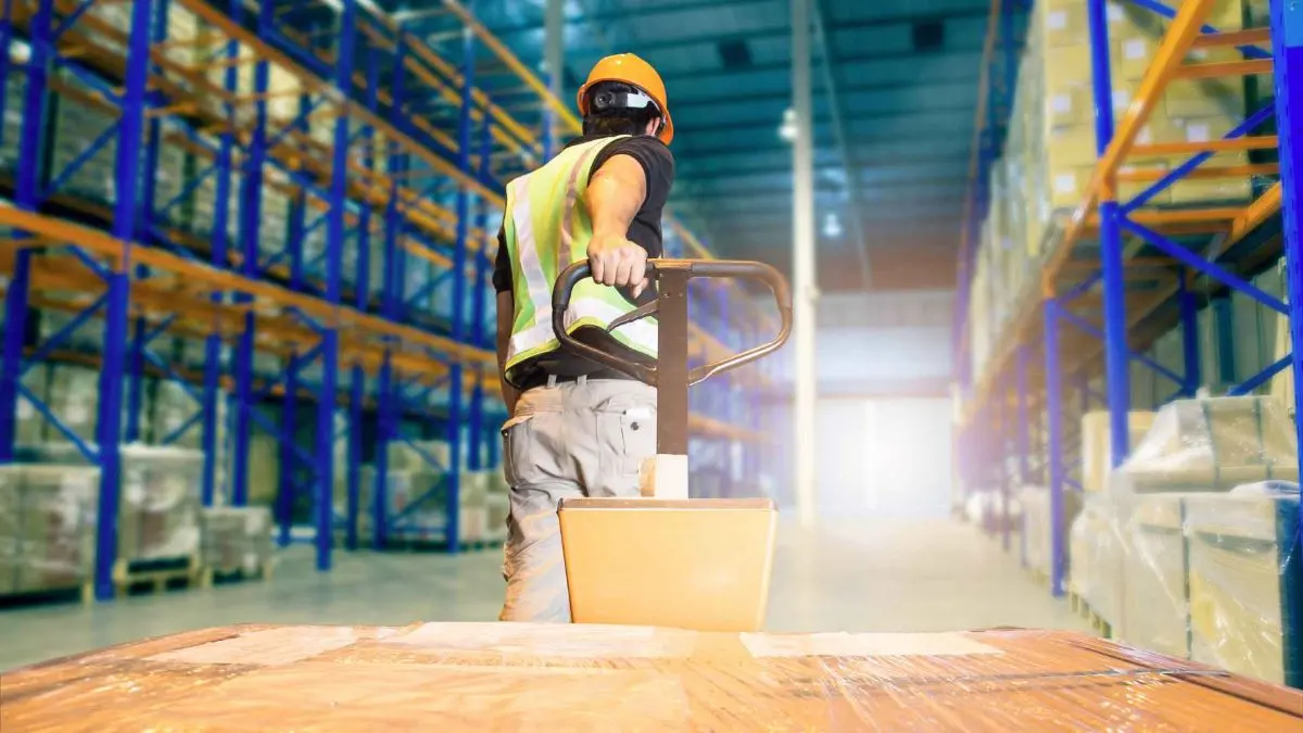 Designing Safer Industrial Workspaces Through Material Flow Optimization