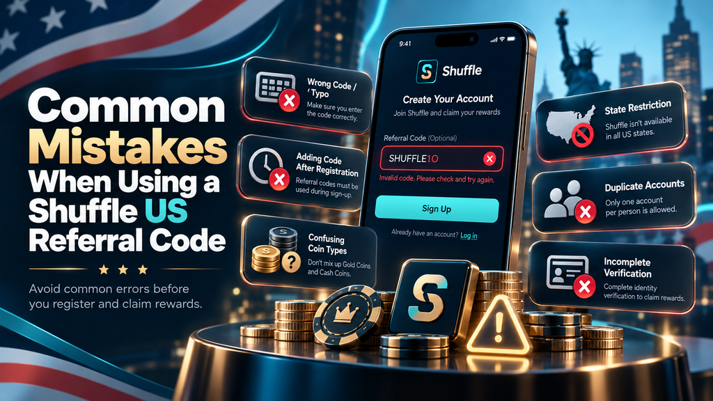 Mistakes When Using a Shuffle US Referral Code